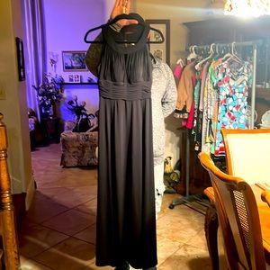 Black long evening wear size 10
